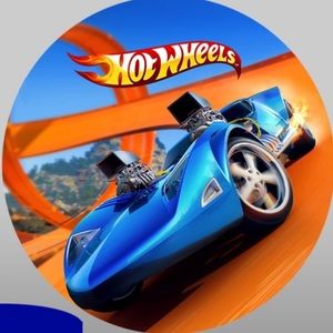 Hotwheels race car banner